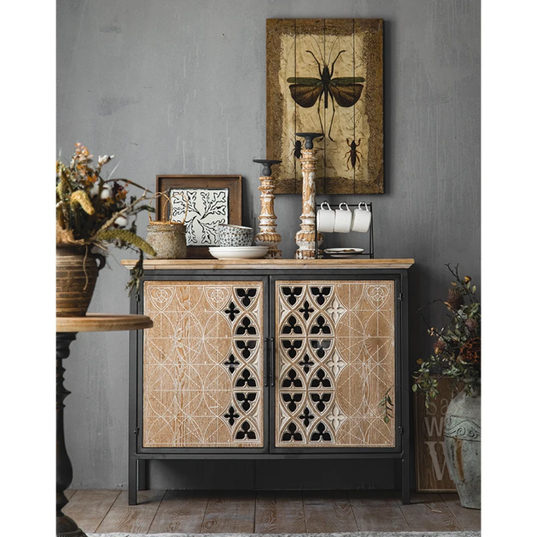 Carved Wooden Cabinet