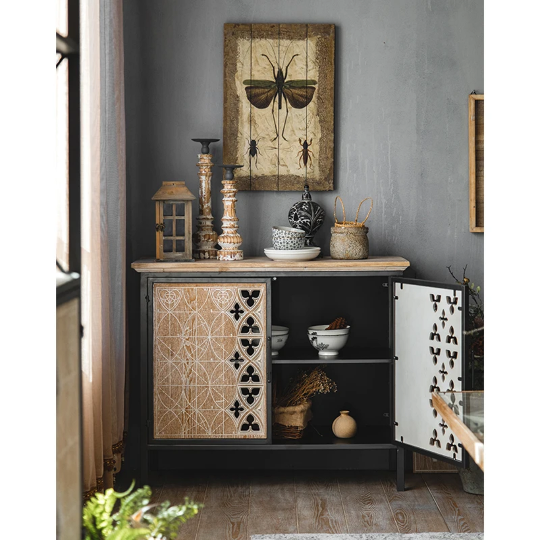 Carved Wooden Cabinet