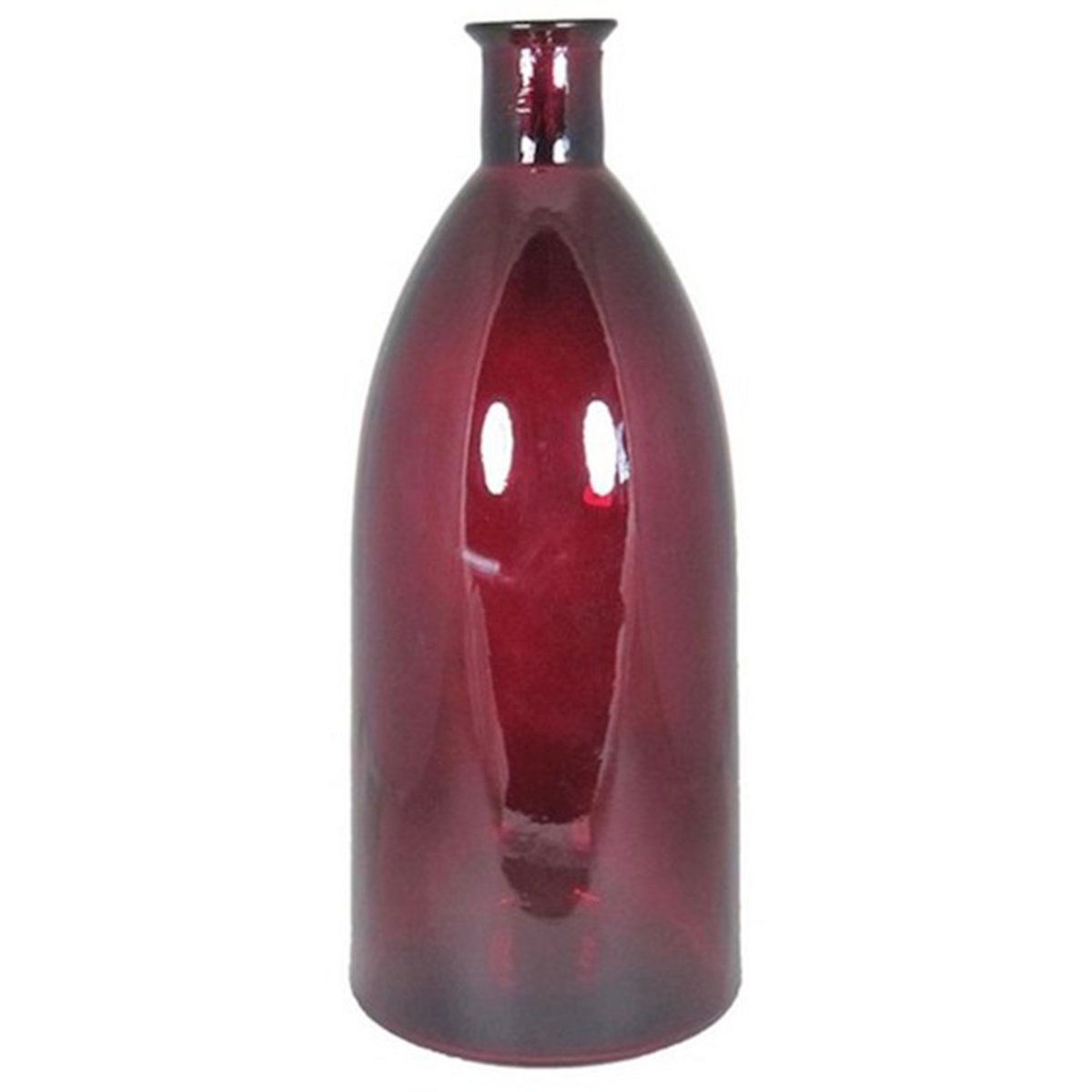 Red Glass Vase