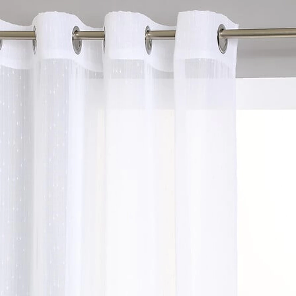 White Sheer Curtain