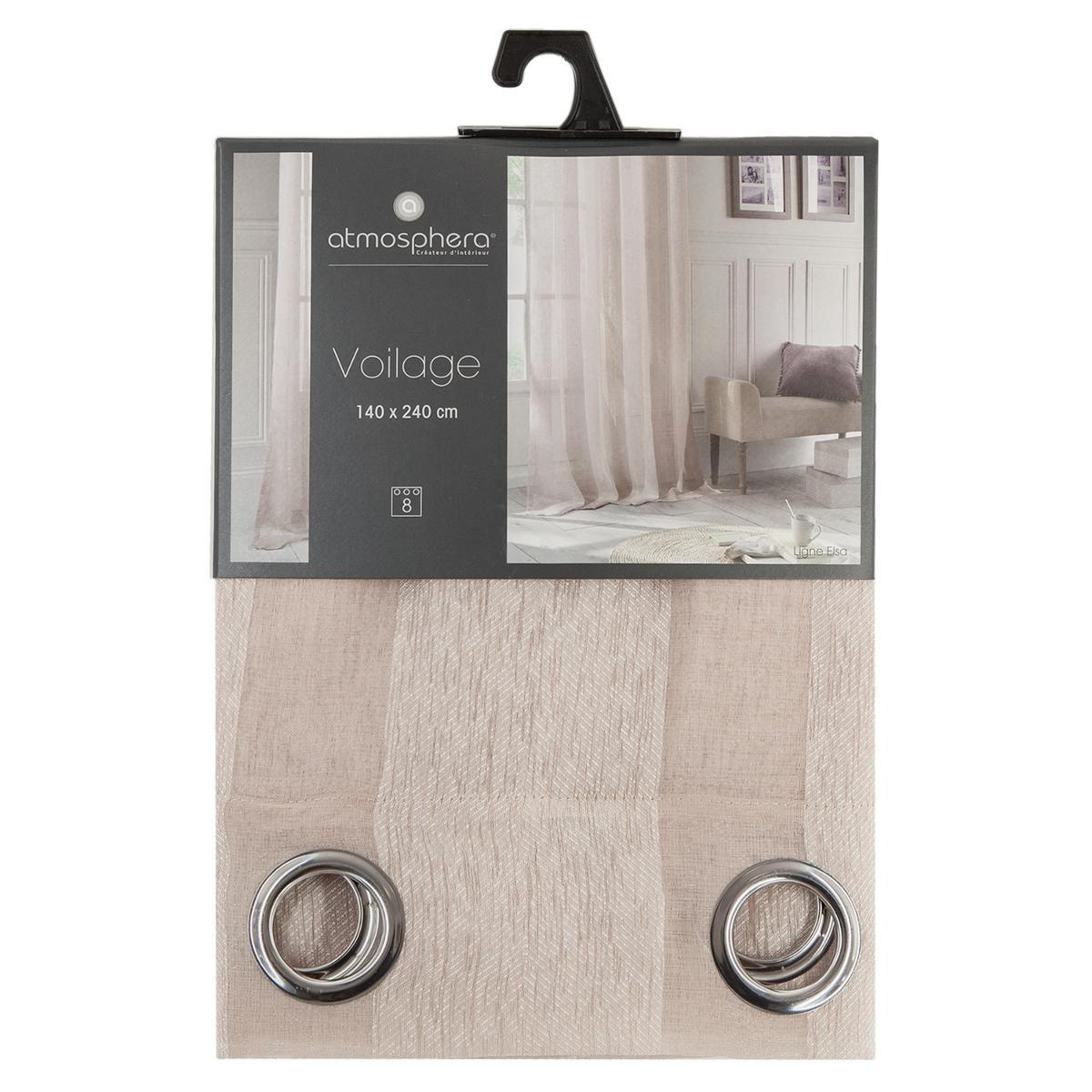 Beige Sheer Curtain
