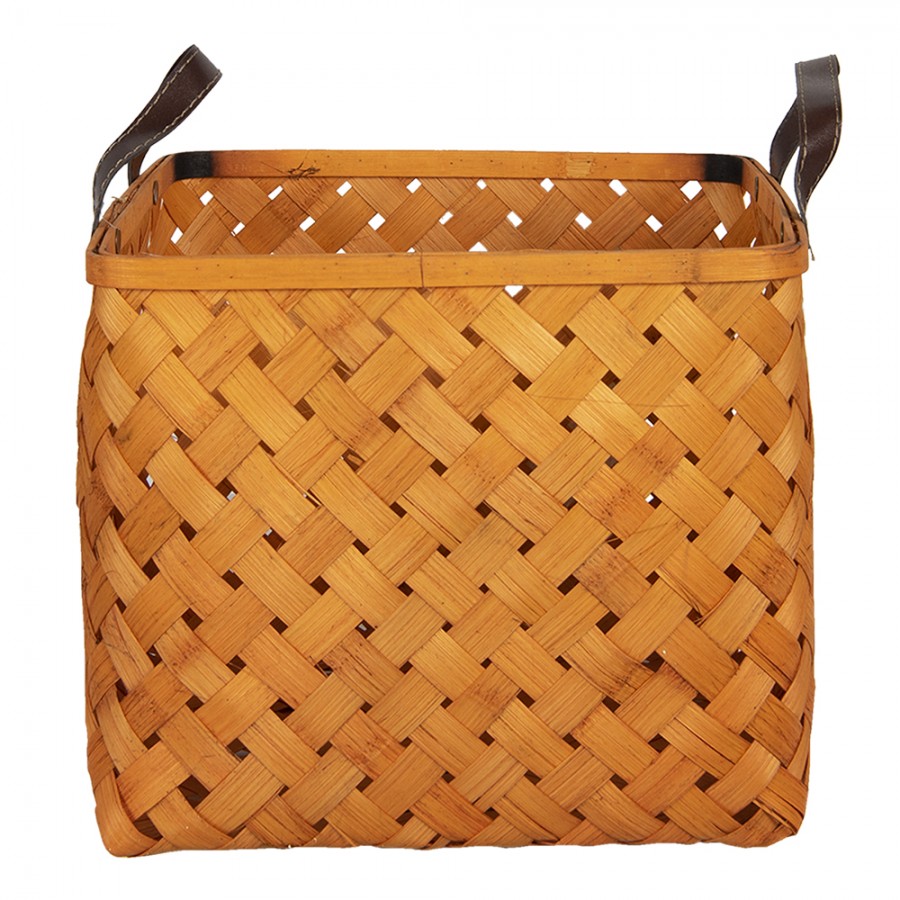 Woven Wooden Basket 30cm 