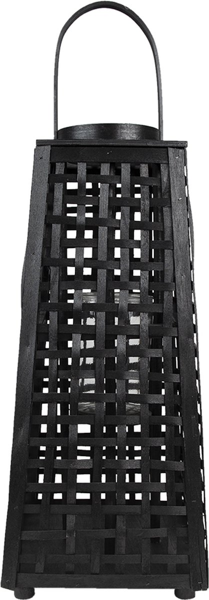 Black Woven Lantern 55cm
