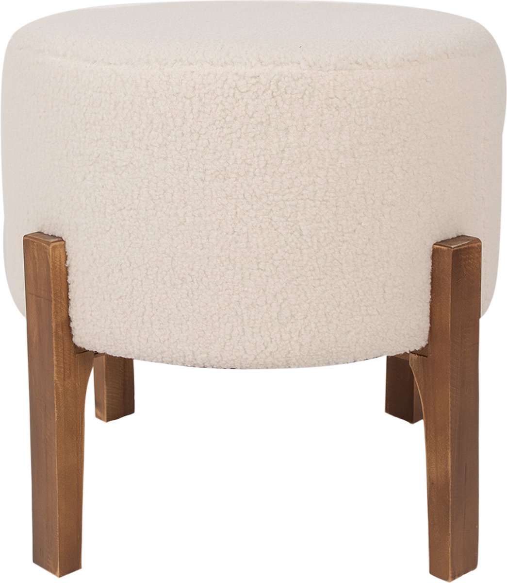 Boucle Round Stool