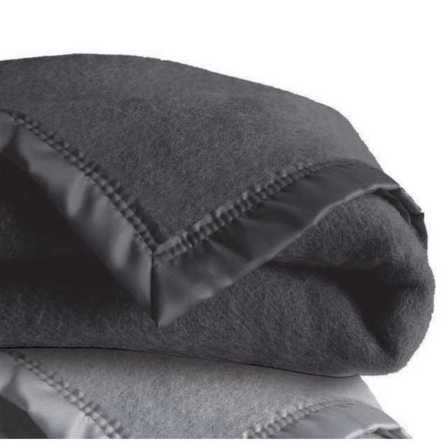 Grey Fleece  Grandpa Blanket