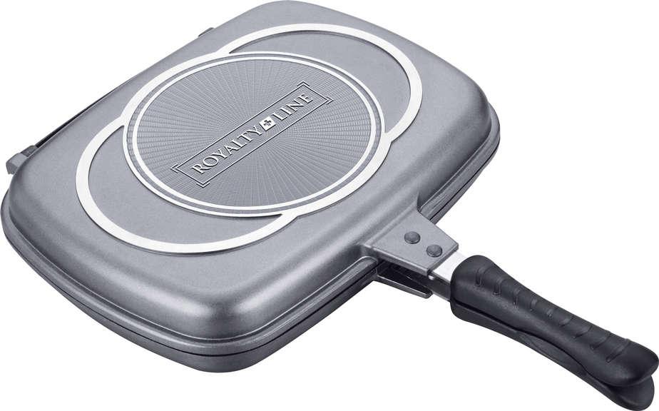 34cm Double-Sided Grill Pan