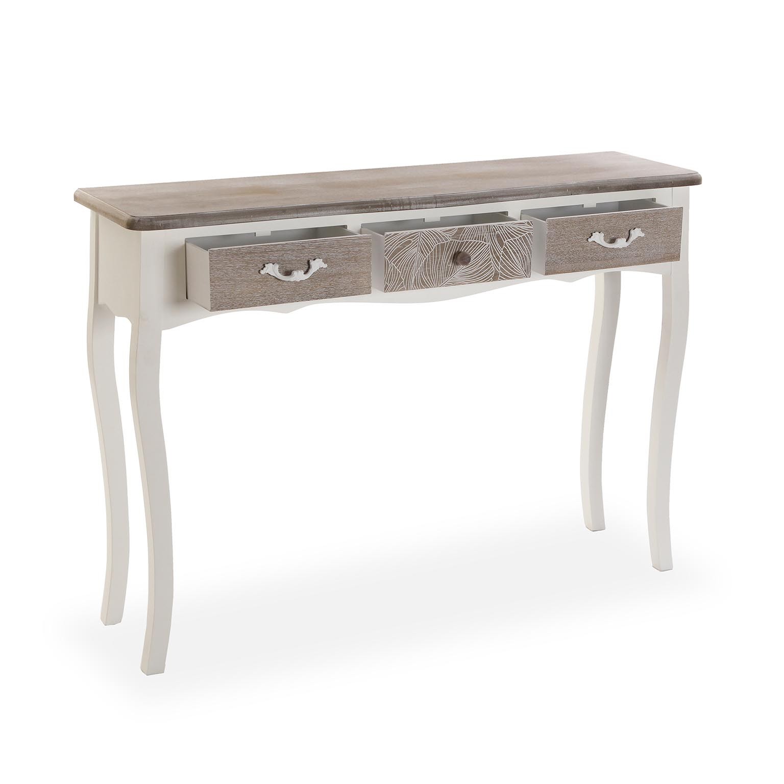 Shabby Chic Wooden Console Table