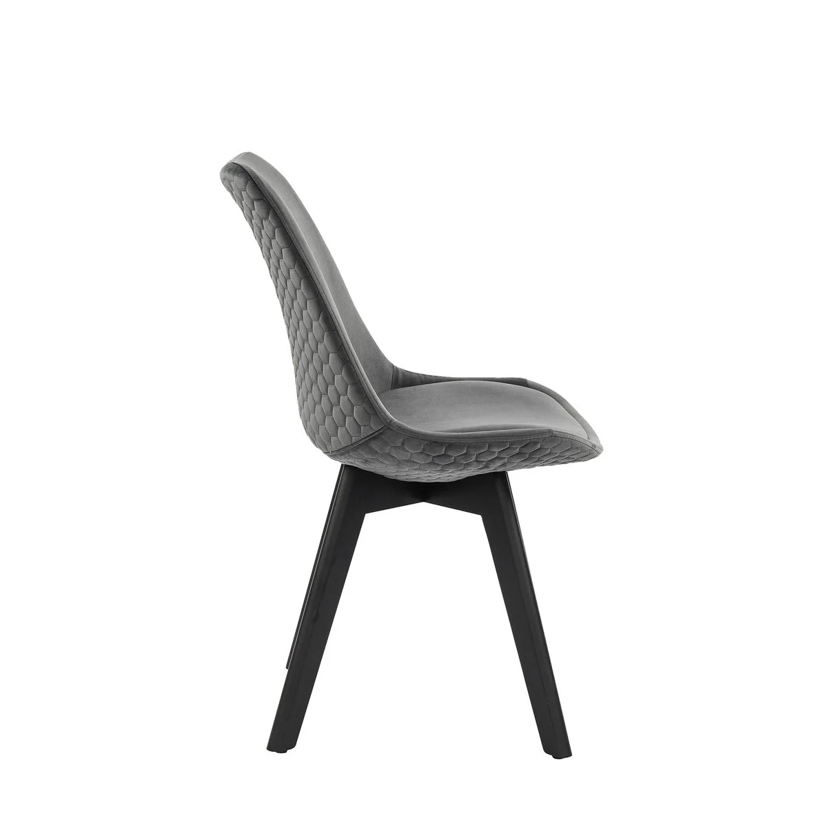 Modern Hexagon Embossed Pattern Chair