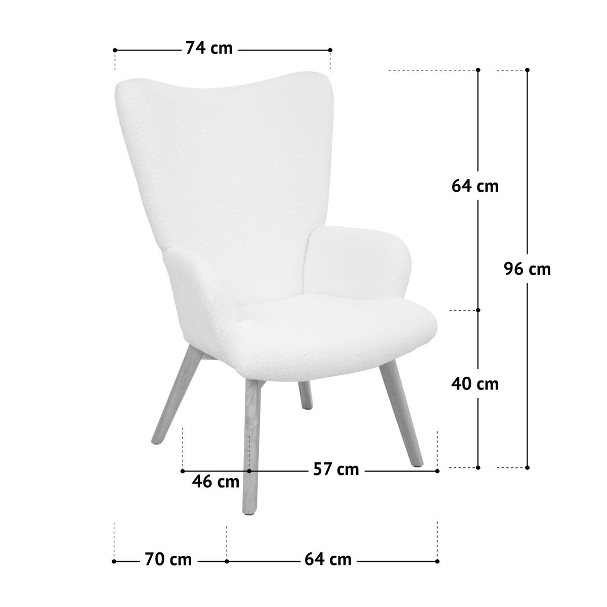 Boucle  Lounge Chair