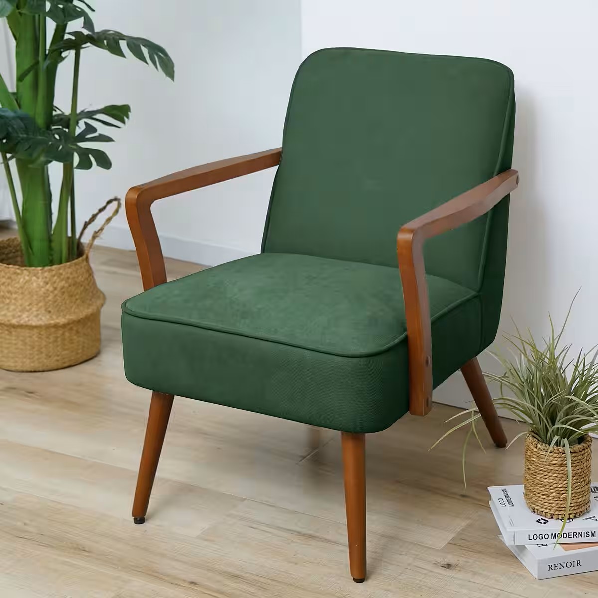 Green Comfortable Armchair
