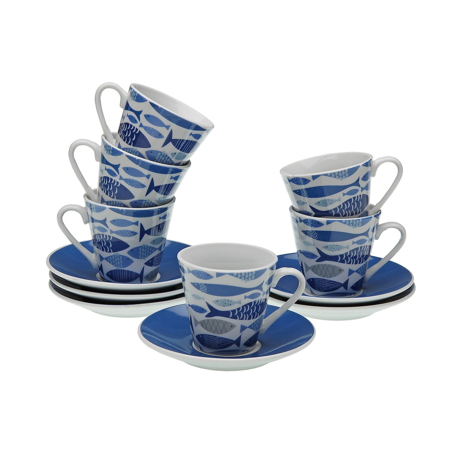 Aqua Espresso cup and Saucer Set