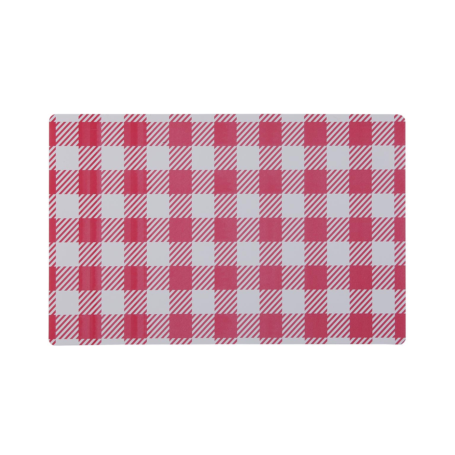 Red and White Checkered Placemat