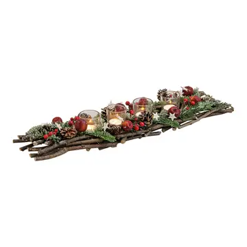 Festive Candle Centerpiece