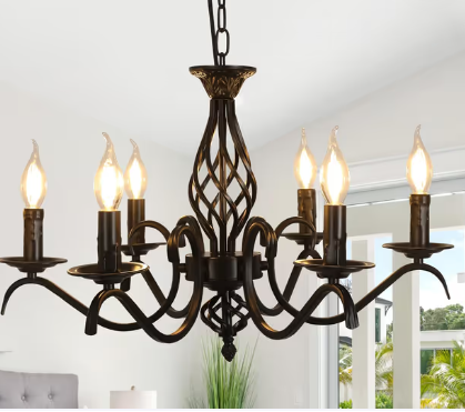 Vintage 6-Light Chandelier