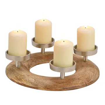 Wooden Advent Candle Holder