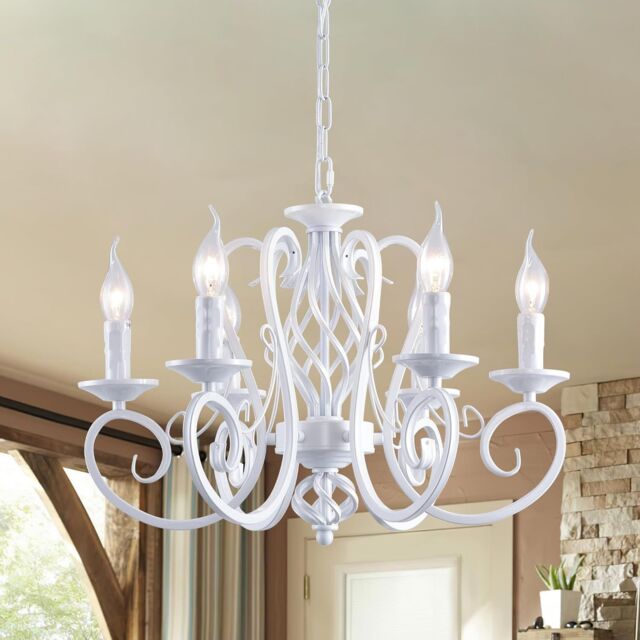 Elegant White Chandelier