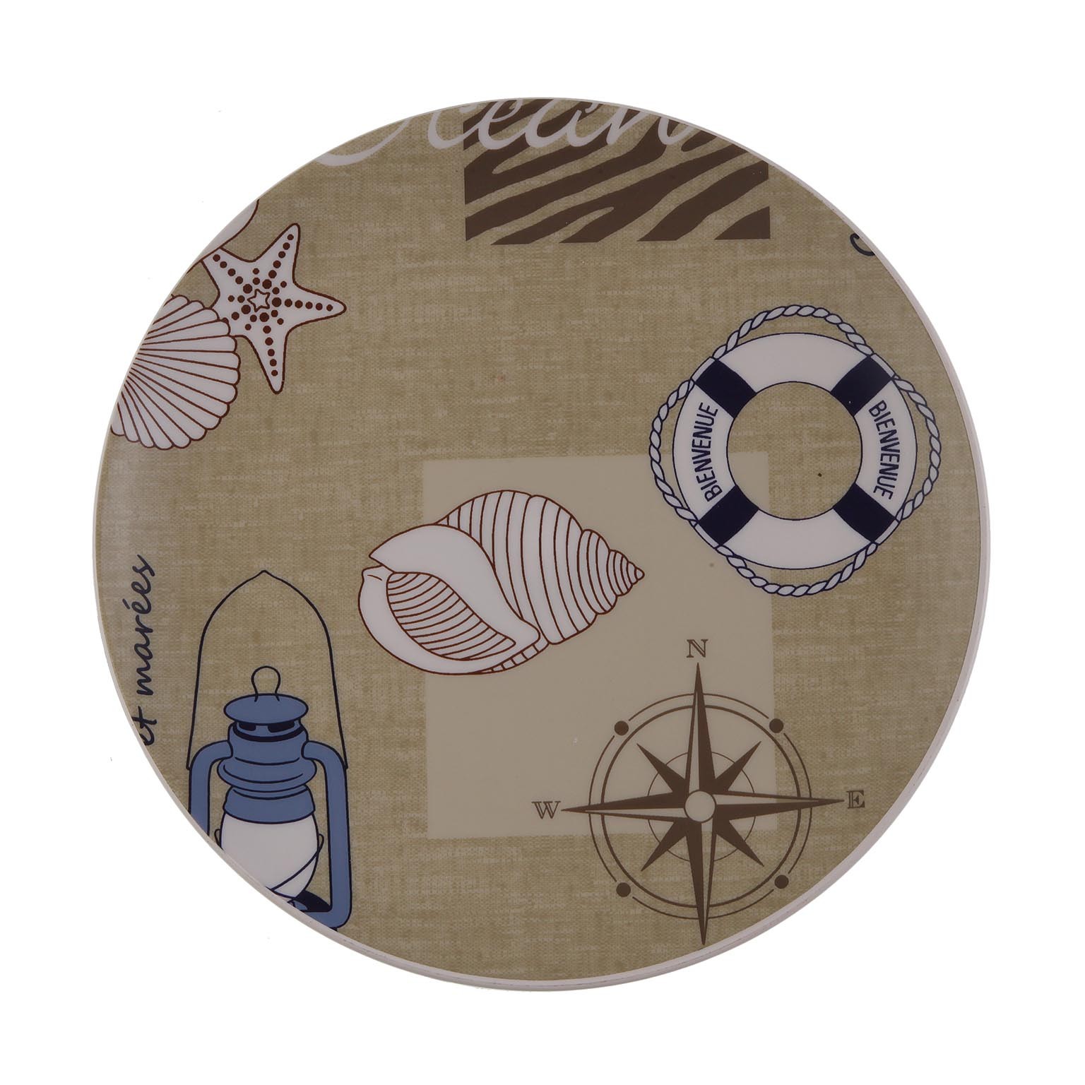 Seaside Melamine Dinner Plate 
