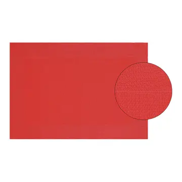 Red Textured Placemat
