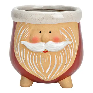 Santa Claus Ceramic Planter