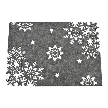 Felt Snowflake Table Mat