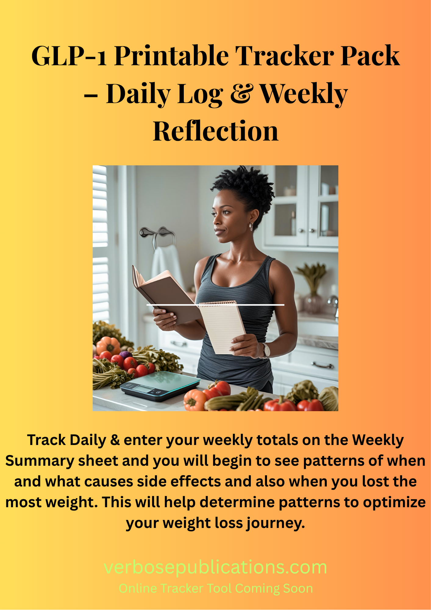 GLP-1 Printable Tracker Pack – Daily Log & Weekly Reflection