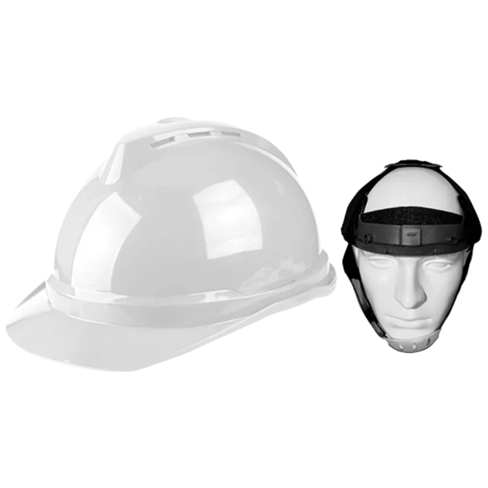 CASCO DE SEGURIDAD BLANCO 4 PUNTOS DE SUSPENSION (TOTAL)