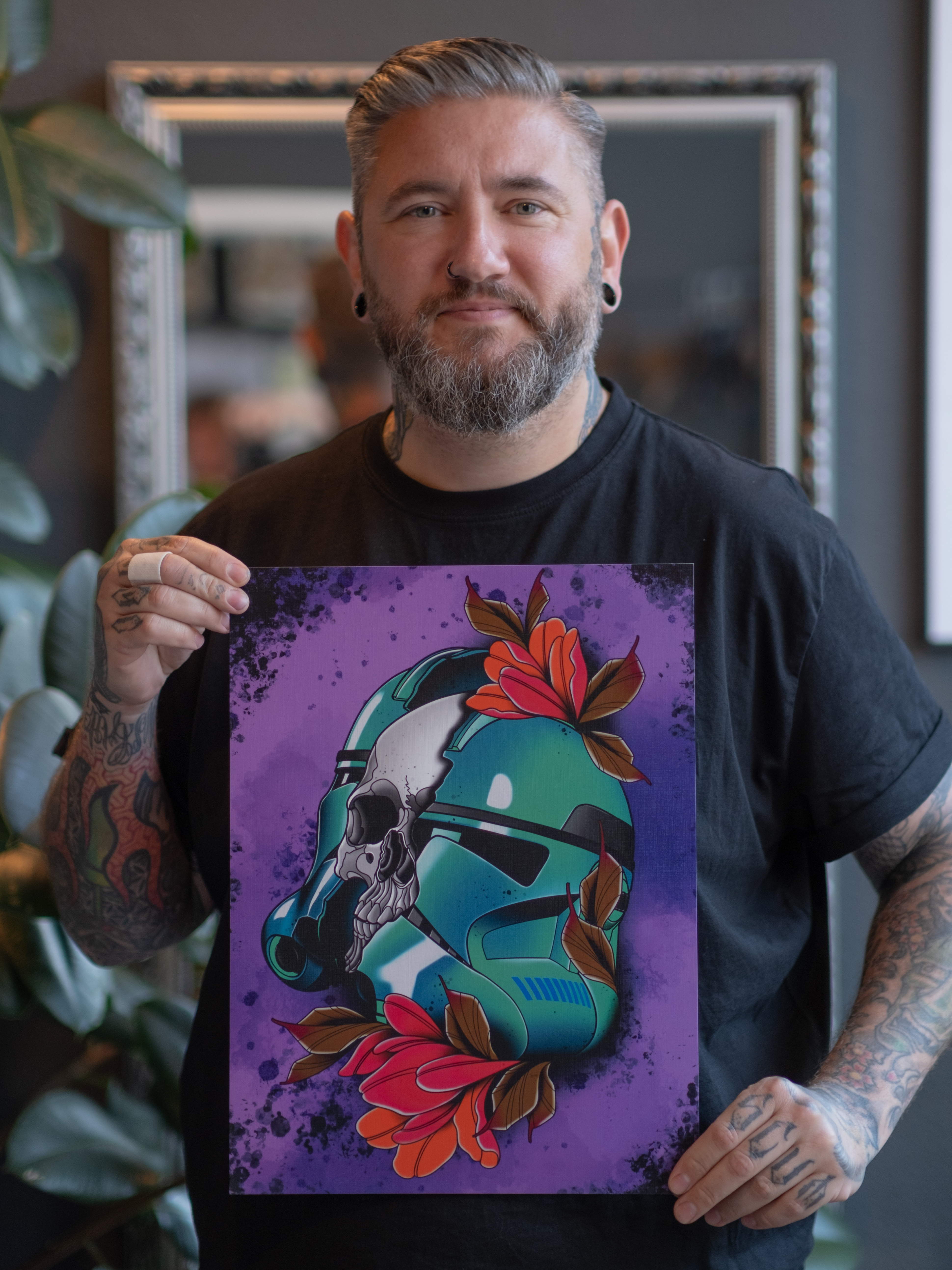 Neon Clone Trooper by Sascha