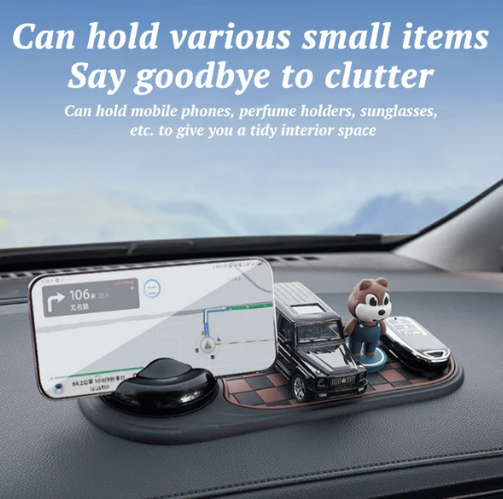 Multifunction Car Anti-Slip Mat with Phone Holder🚗