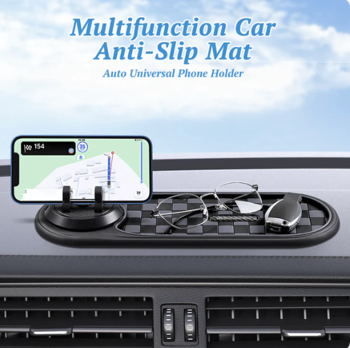 Multifunction Car Anti-Slip Mat with Phone Holder🚗