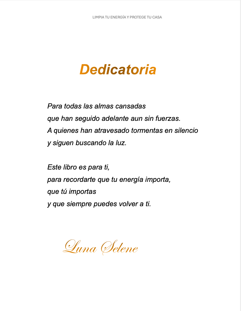 Limpia tu energía y protege tu hogar