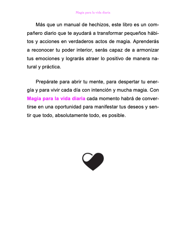 Magia para la vida diaria