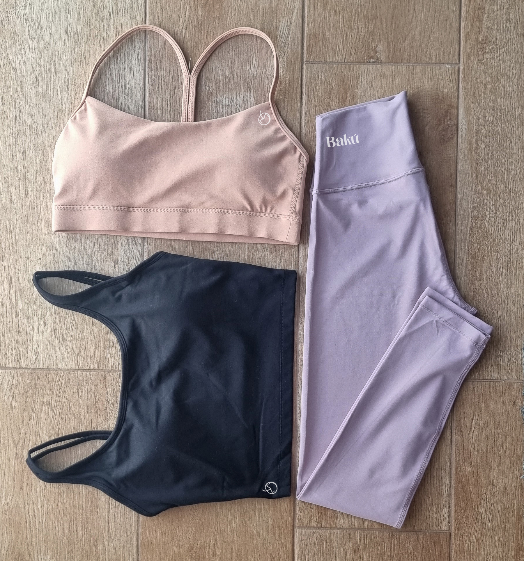 Set Activo Bakú Malla Larga Púrpura