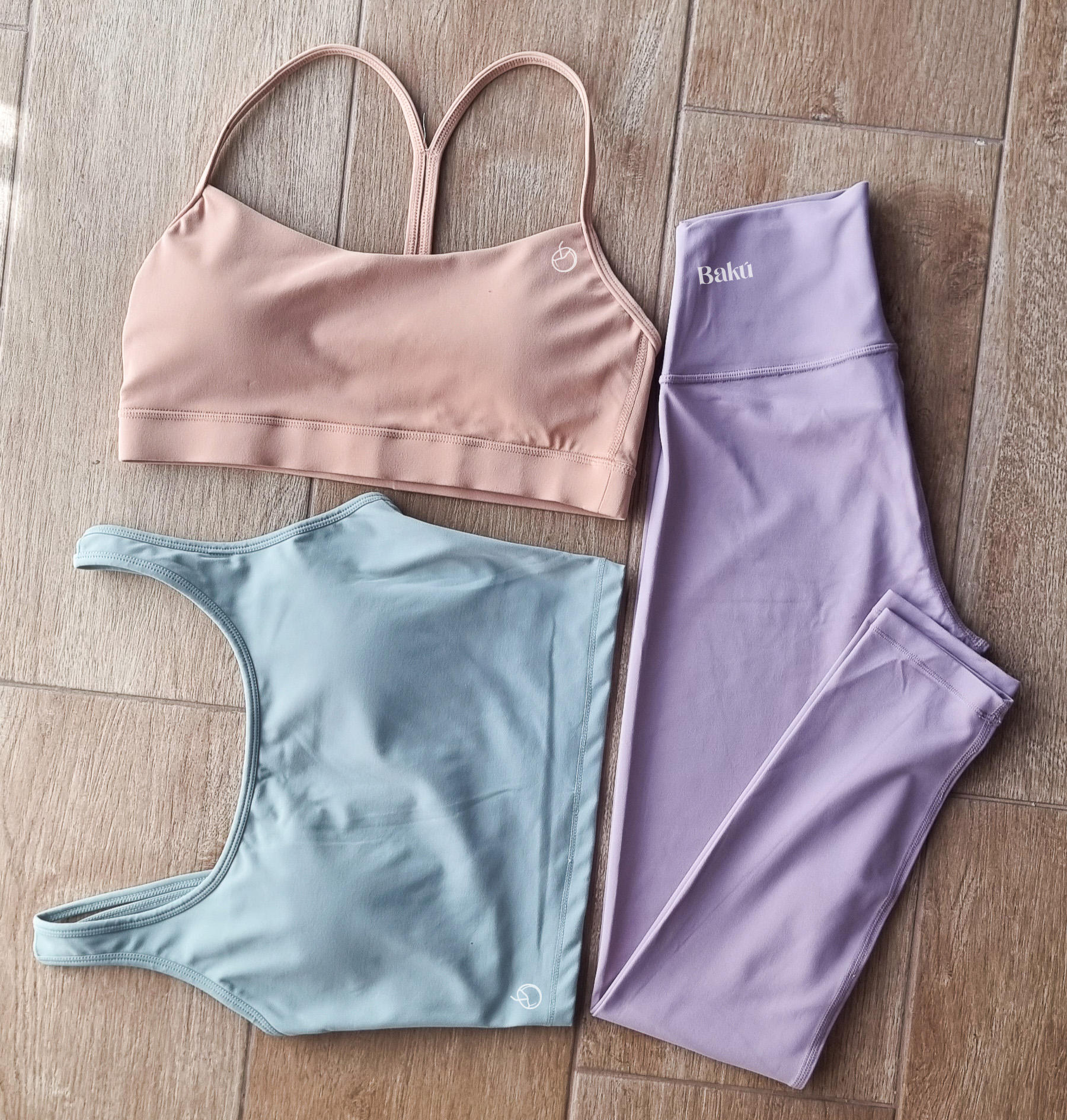 Set Activo Bakú Malla Larga Púrpura  