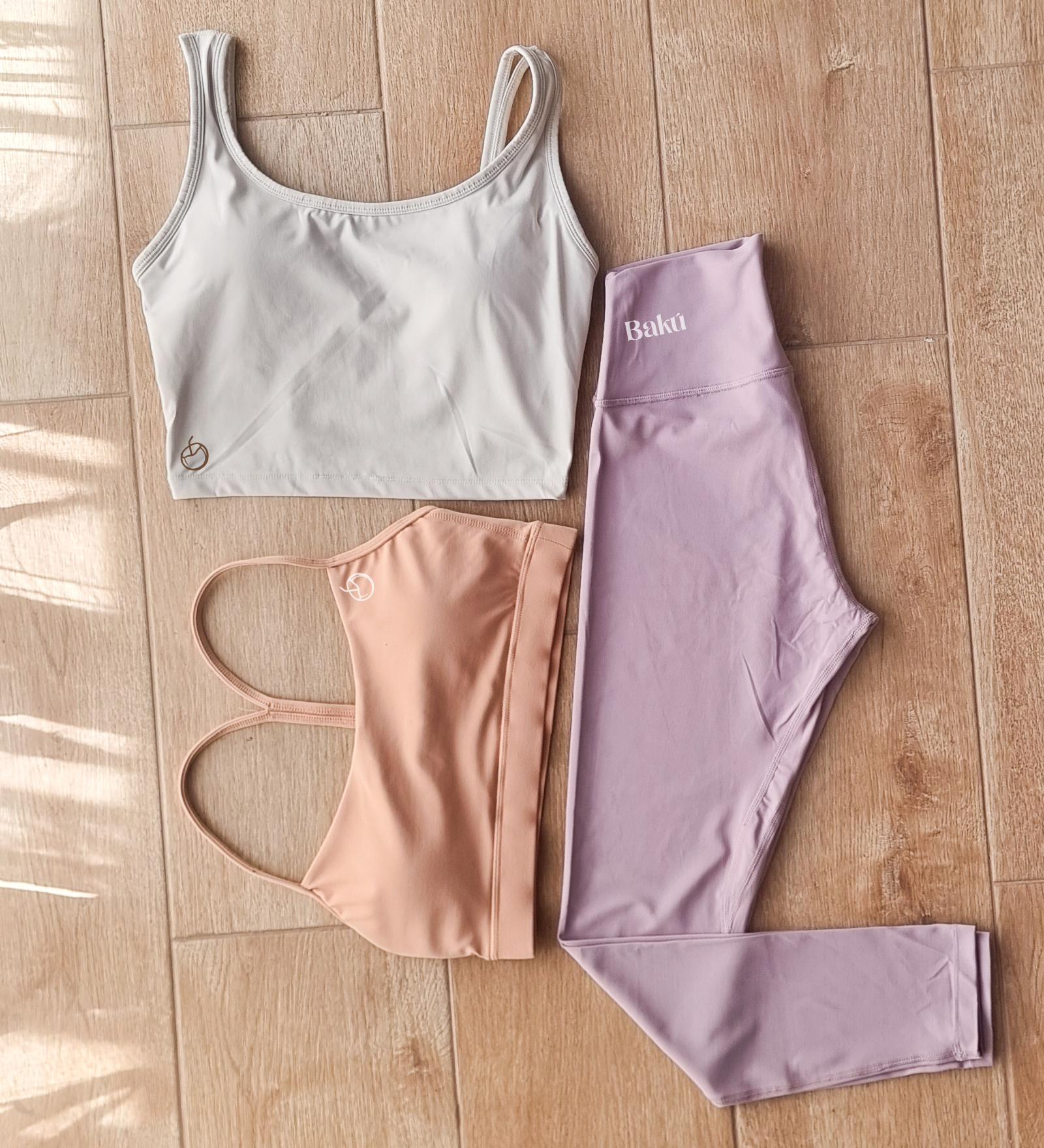 Set Activo Bakú Malla Larga Púrpura  