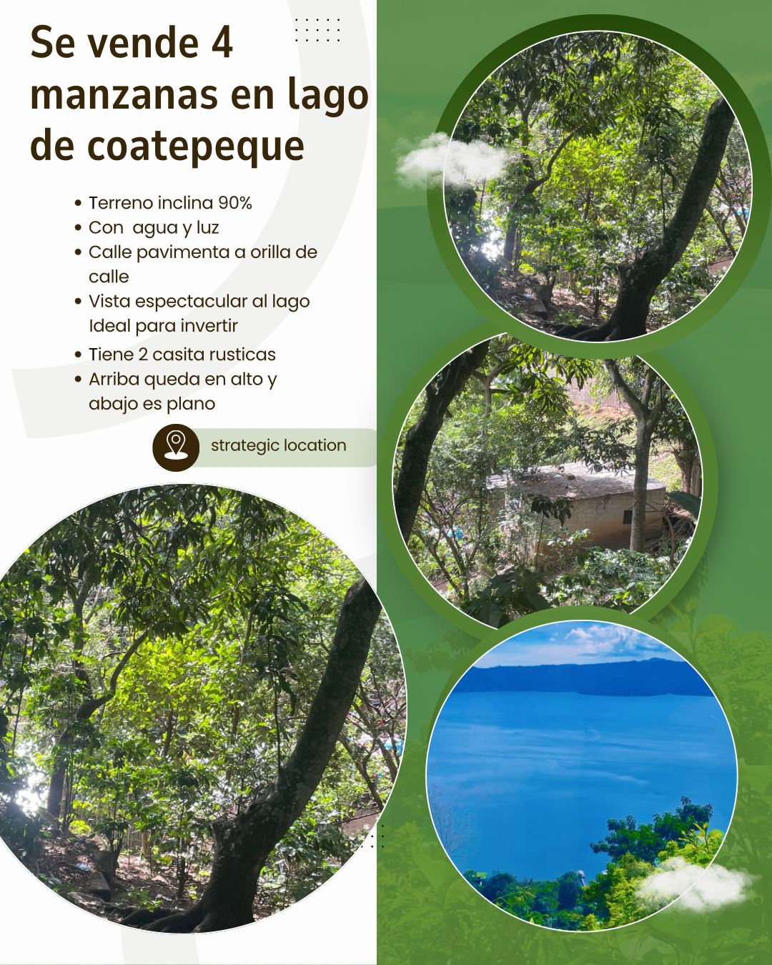 LAGO DE COATEPEQUE 4 MANZANAS