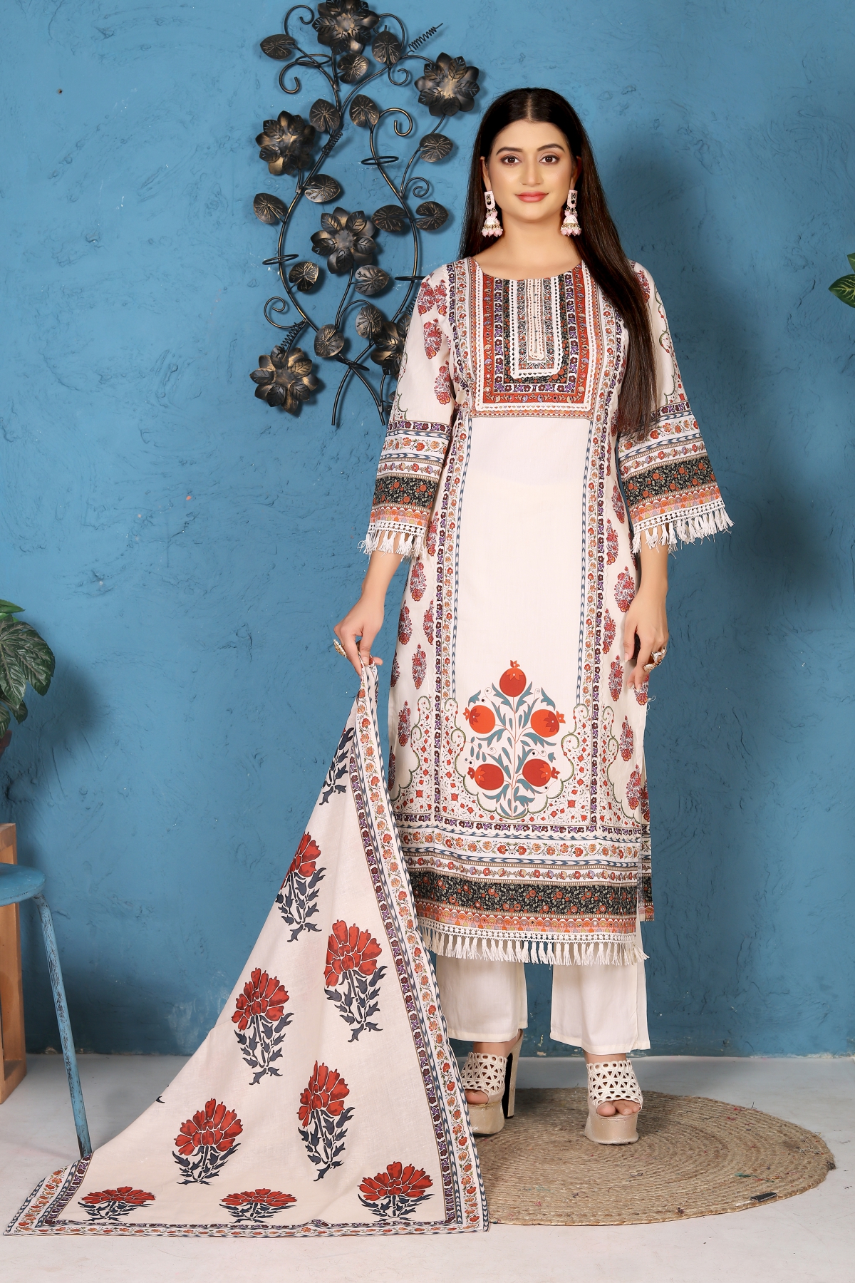 COTTON KURTA SET