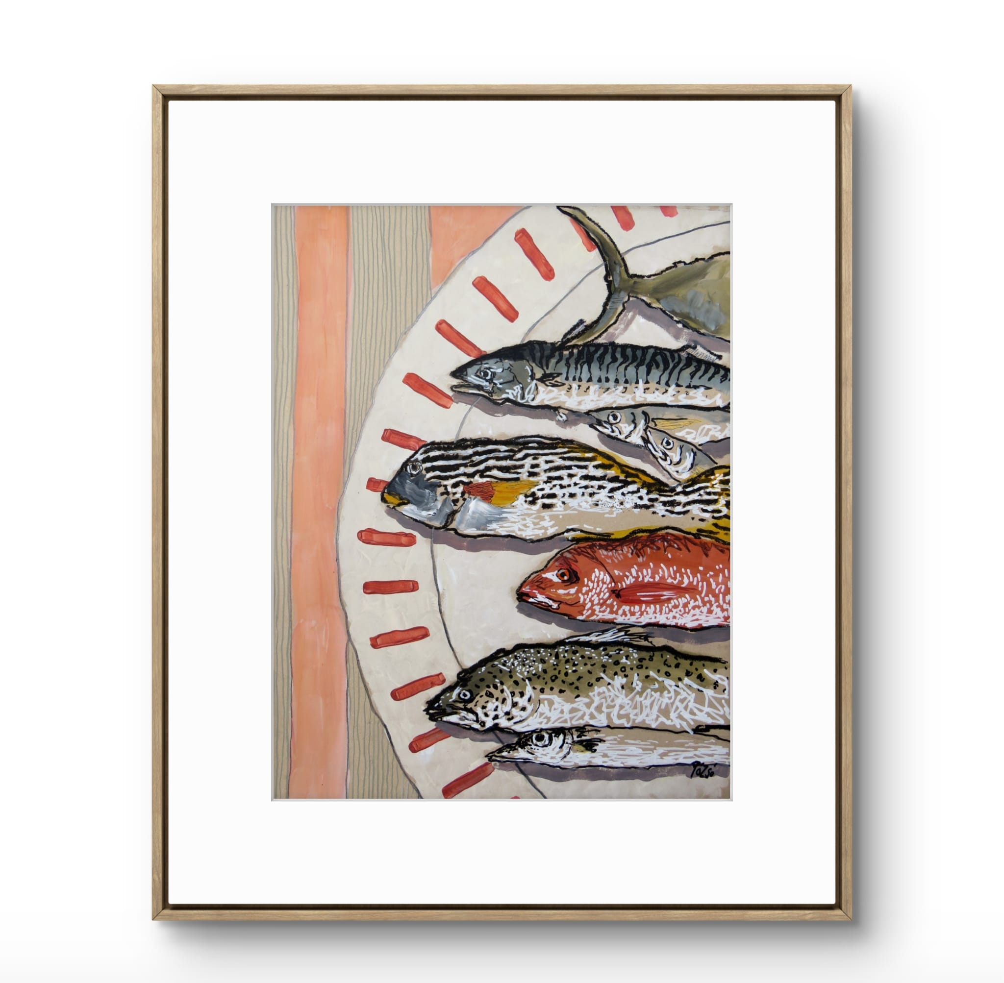 "A Plate of Many Waters" A5 Print (Mounted A4)