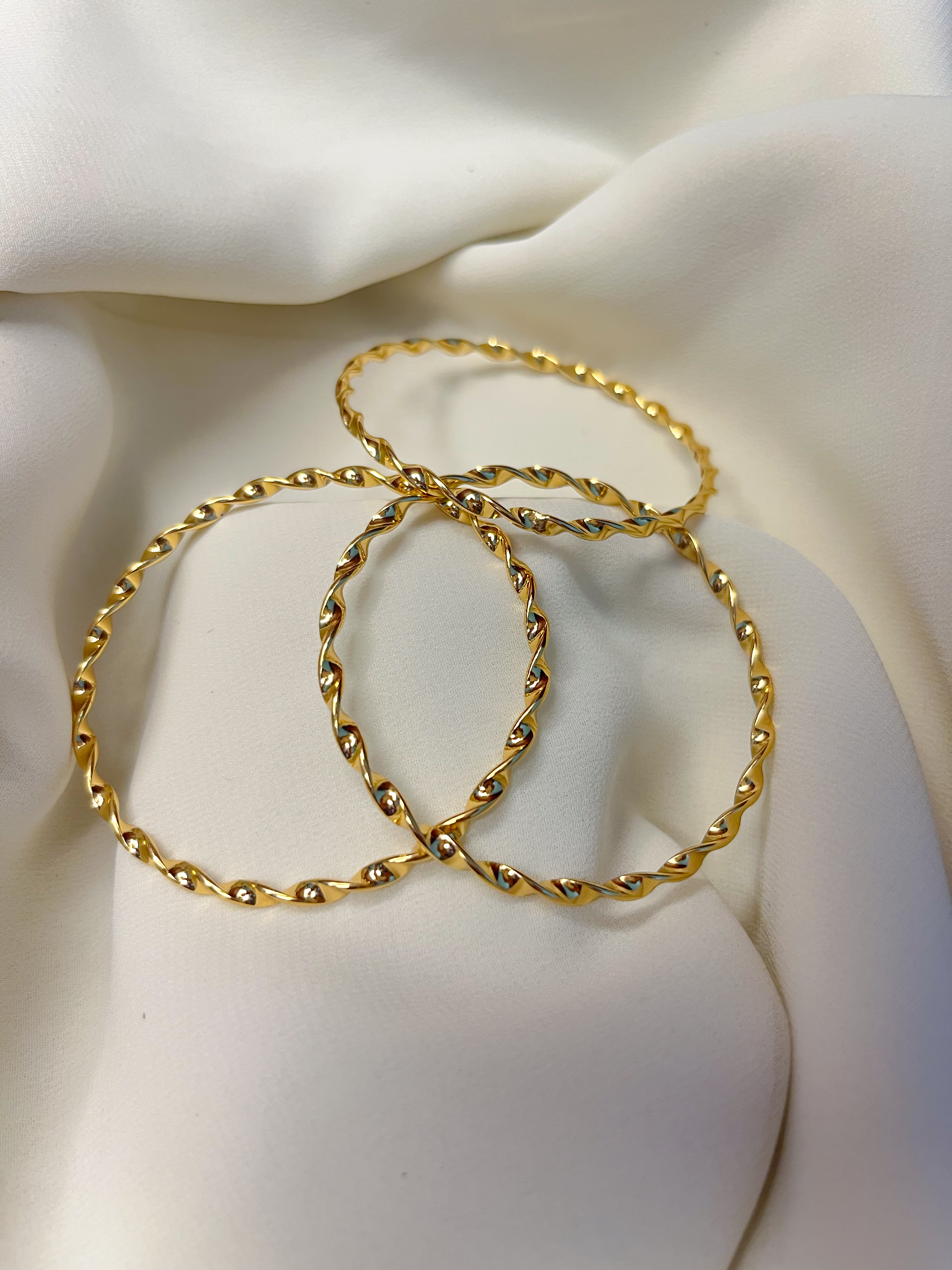 Round bangle 5Cm Diameter 2 pcs Combo