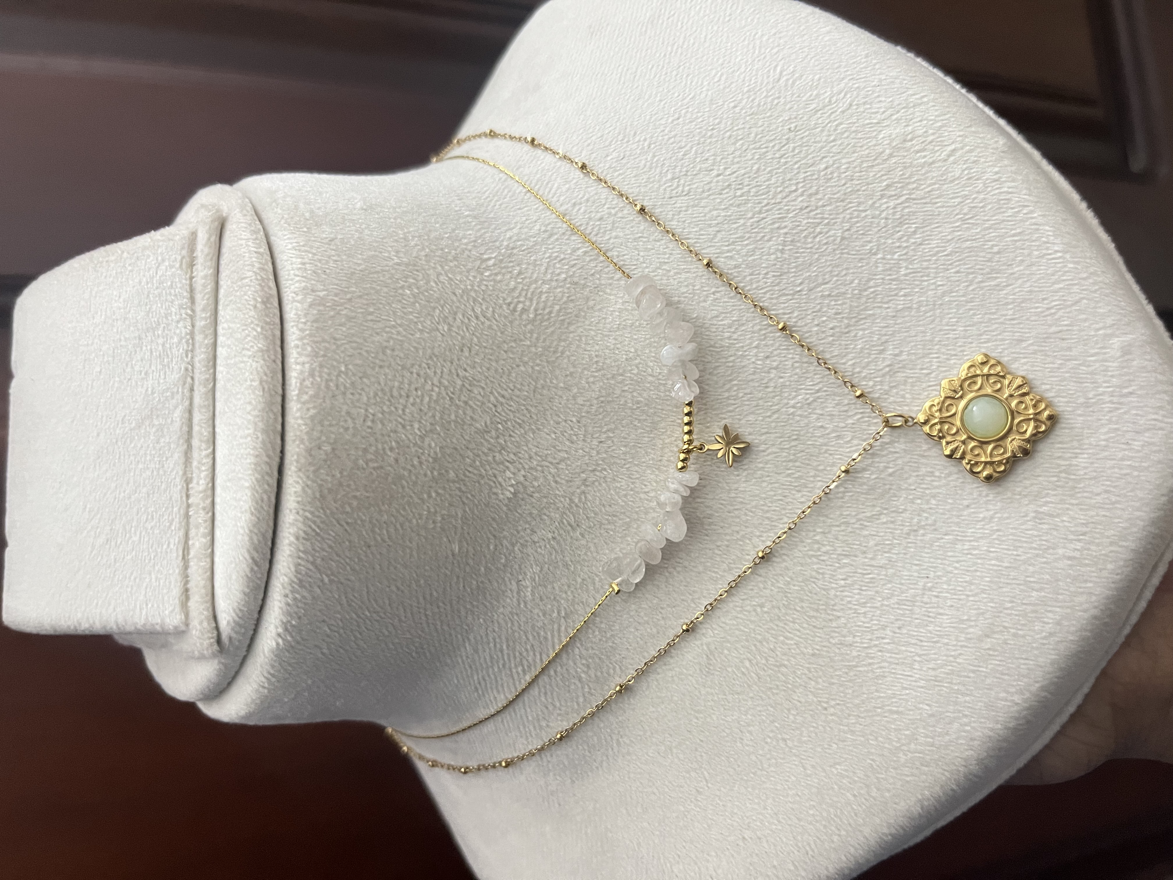 Layered necklace 