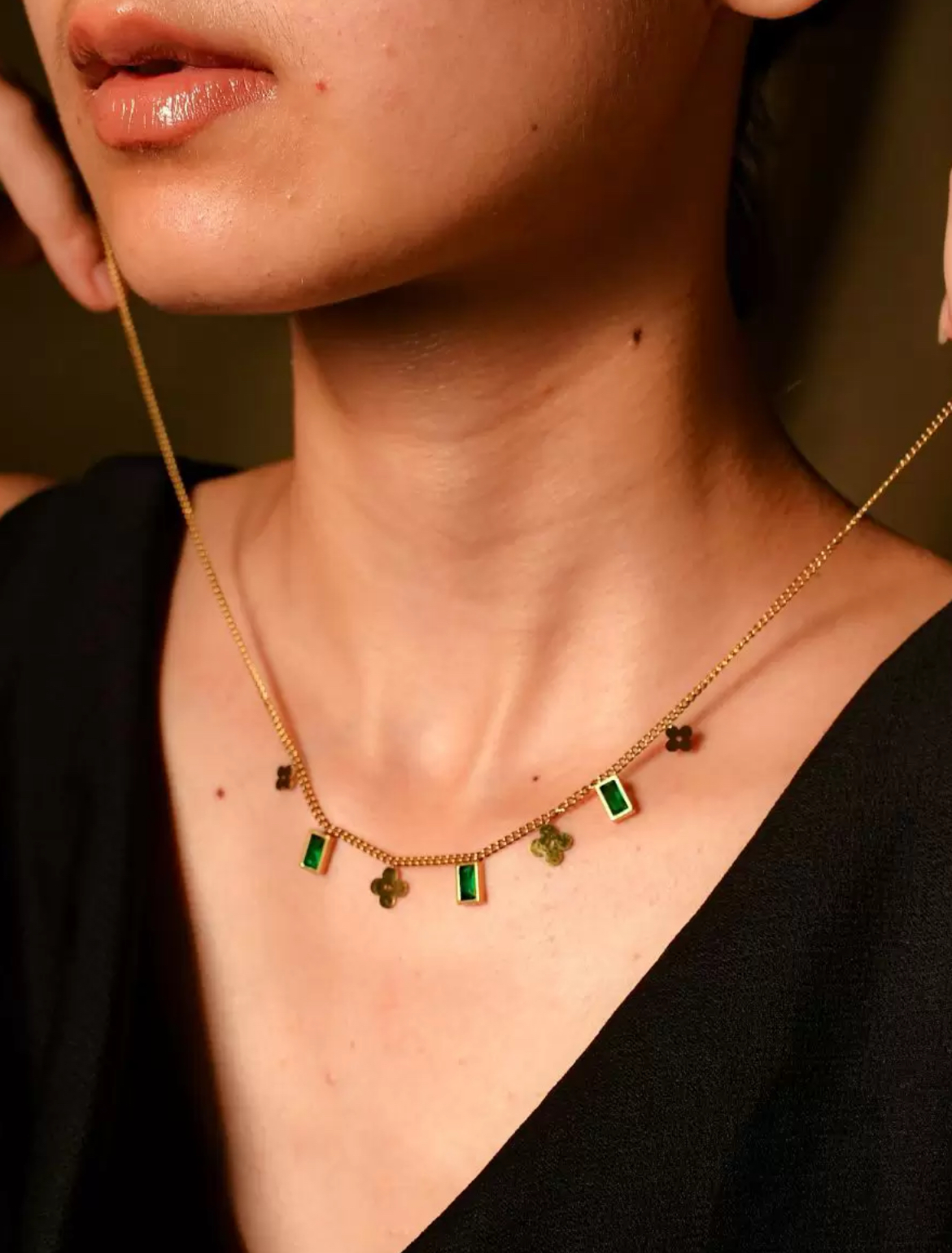 Royal clover Necklace 