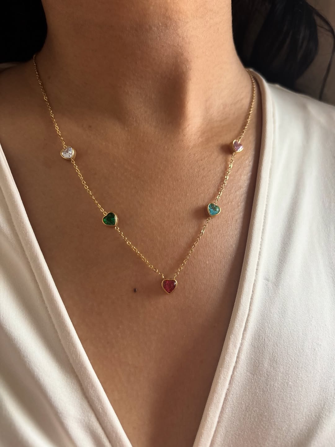 Sweat Heart Necklace with Earrings 