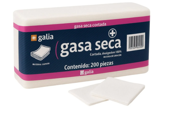 Gasa seca 10x10cm Galia