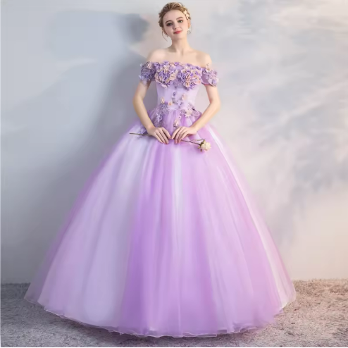 Lavender Ball Gown