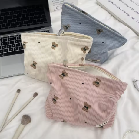 Cute Dog Patterned Makeup Bags