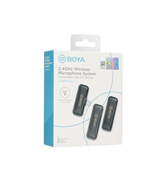 Boya WM3 T2 D2 Dual Collar Wireless Microphone For iPhone price in Islamabad