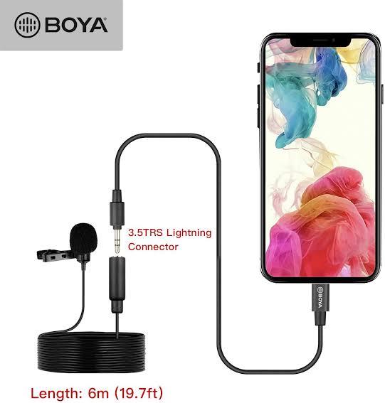 Boya BY M2 Collar Microphone For iPhone Price in Islamabad