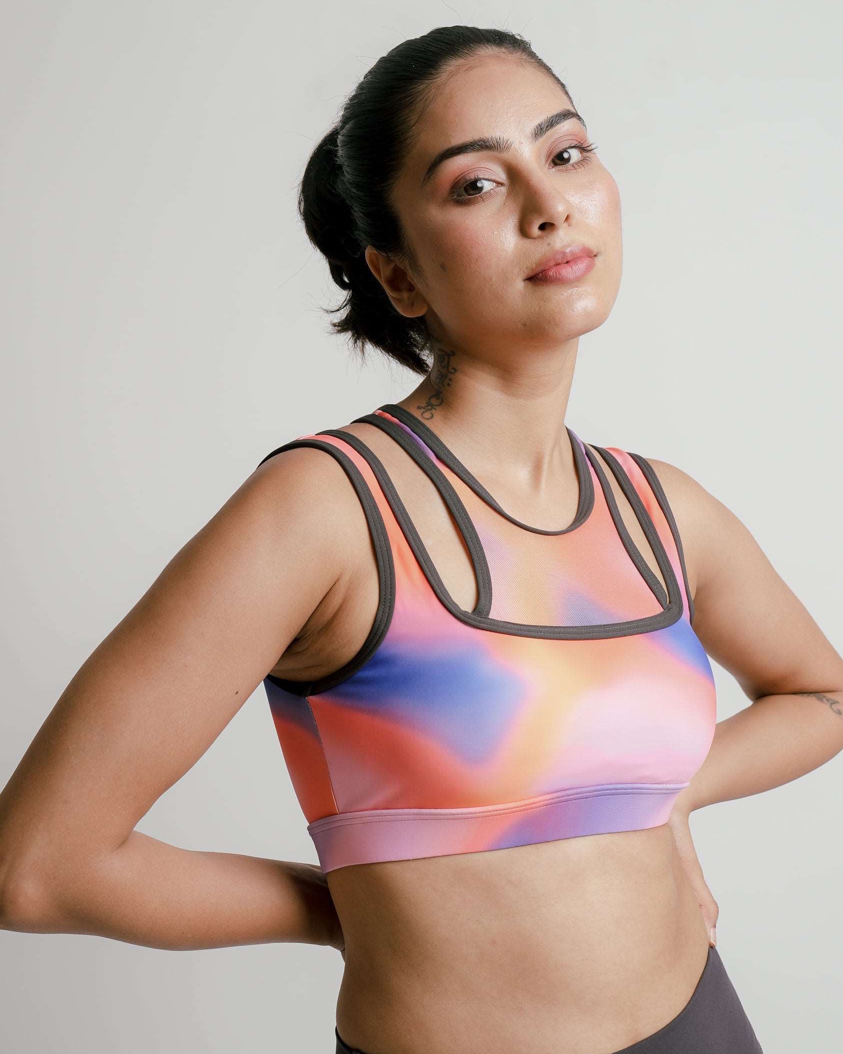 Colorful Sports Bra
