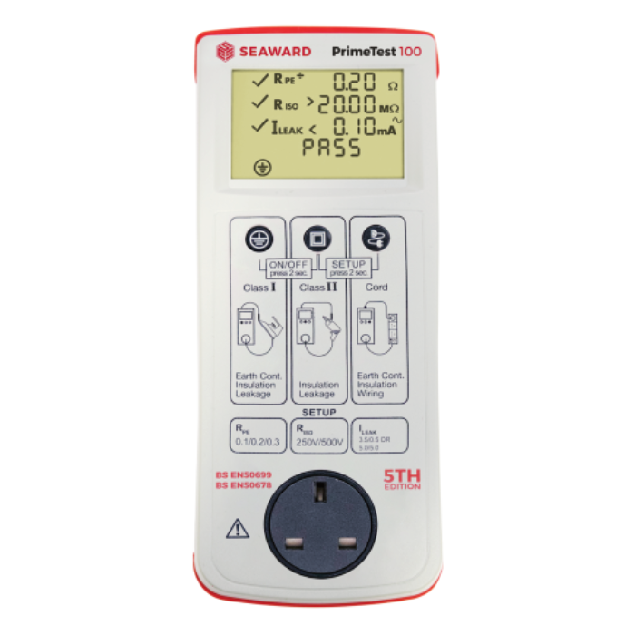 For hire: Seaward PrimeTest 100 Portable Appliance Tester