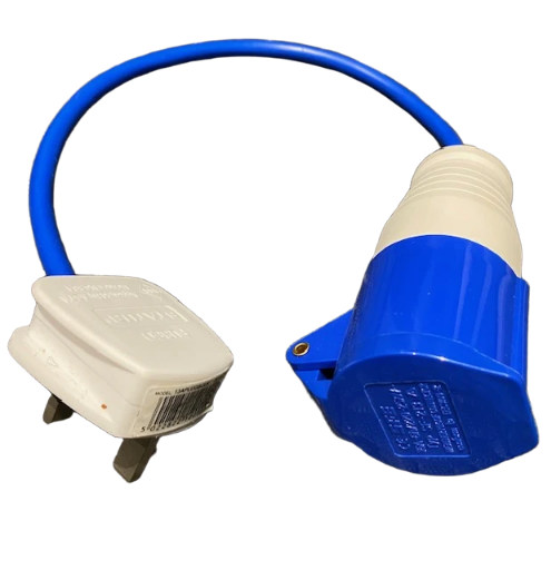 UK Mains to 16A PAT Adapter