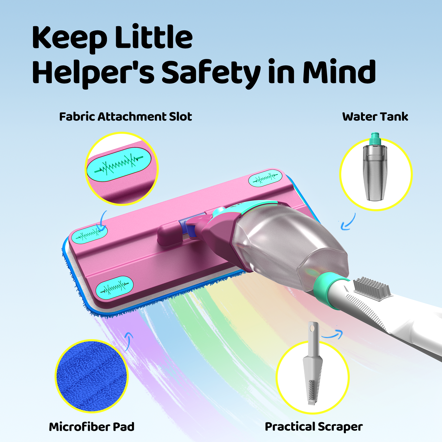 Xlife Toy Spray Mop for Kids